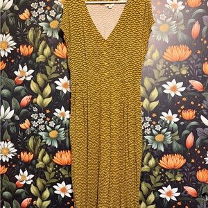 Boden Elegant Mustard Knit Dress